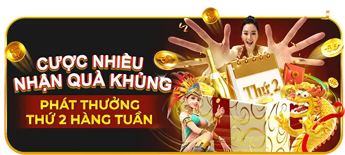 Thưởng chào mừng 100% khi nạp tiền lần đầu
